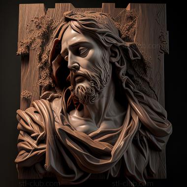 3D model st jesus (STL)